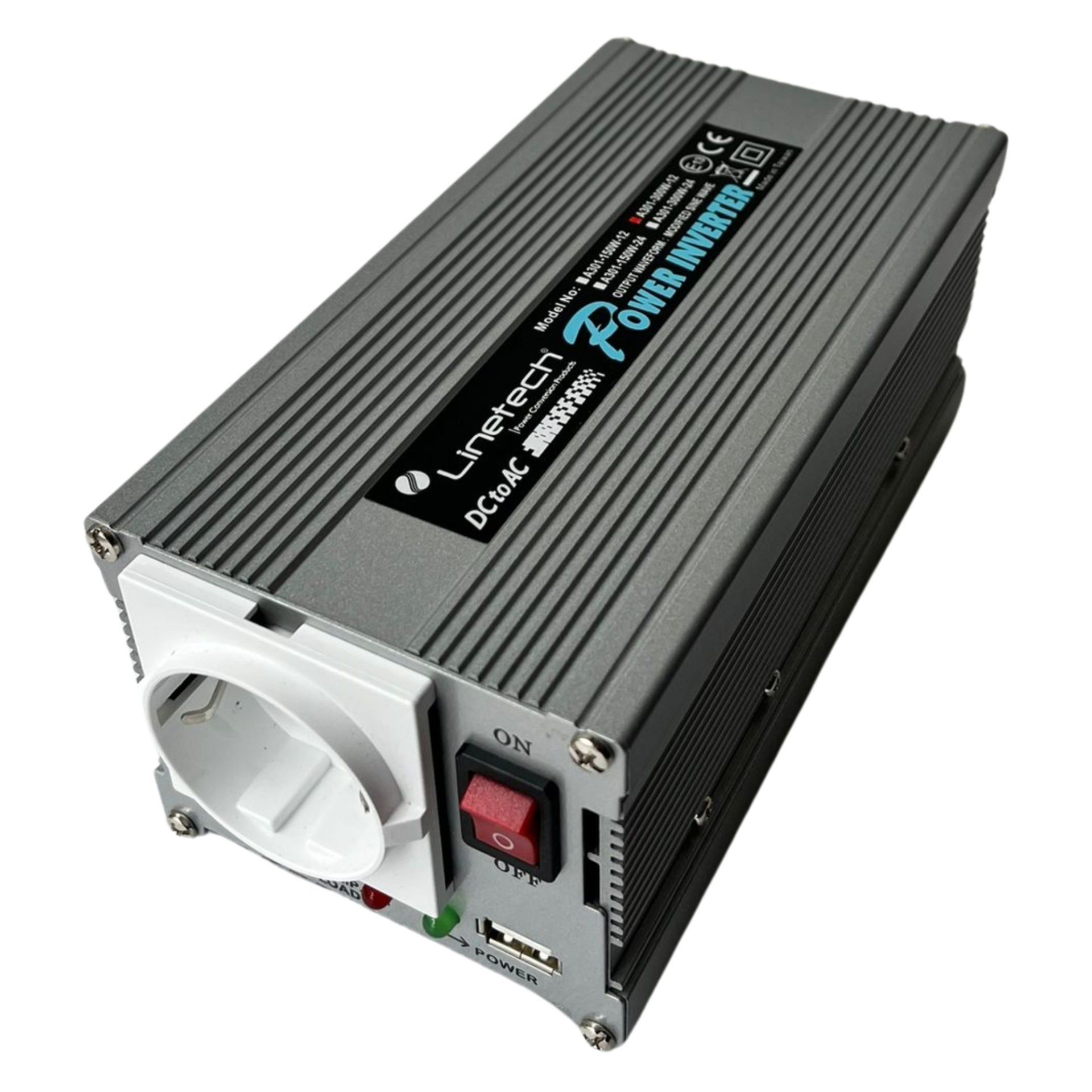 Linetech Modifiye Sinüs İnvertör 24V 300W Modified Sine Wave Inverter (A301-300-24)