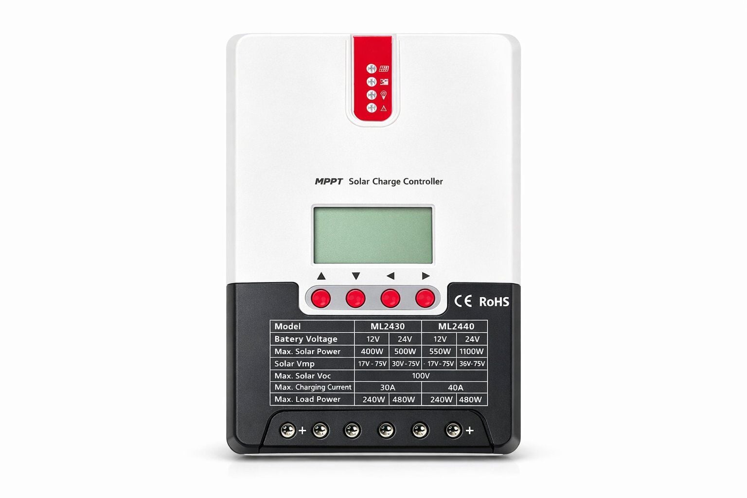 Max Solar Şarj Kontrol Cihazı 12/24V 30A MPPT Charge Controller (ML2430)
