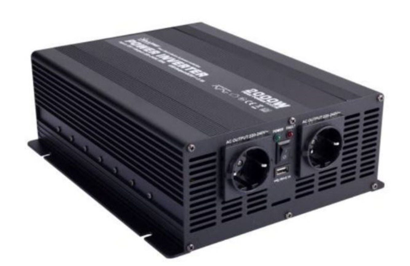 Max Modifiye Sinüs İnvertör 24V 2000W Modified Sine Wave Inverter (NM2K-224)