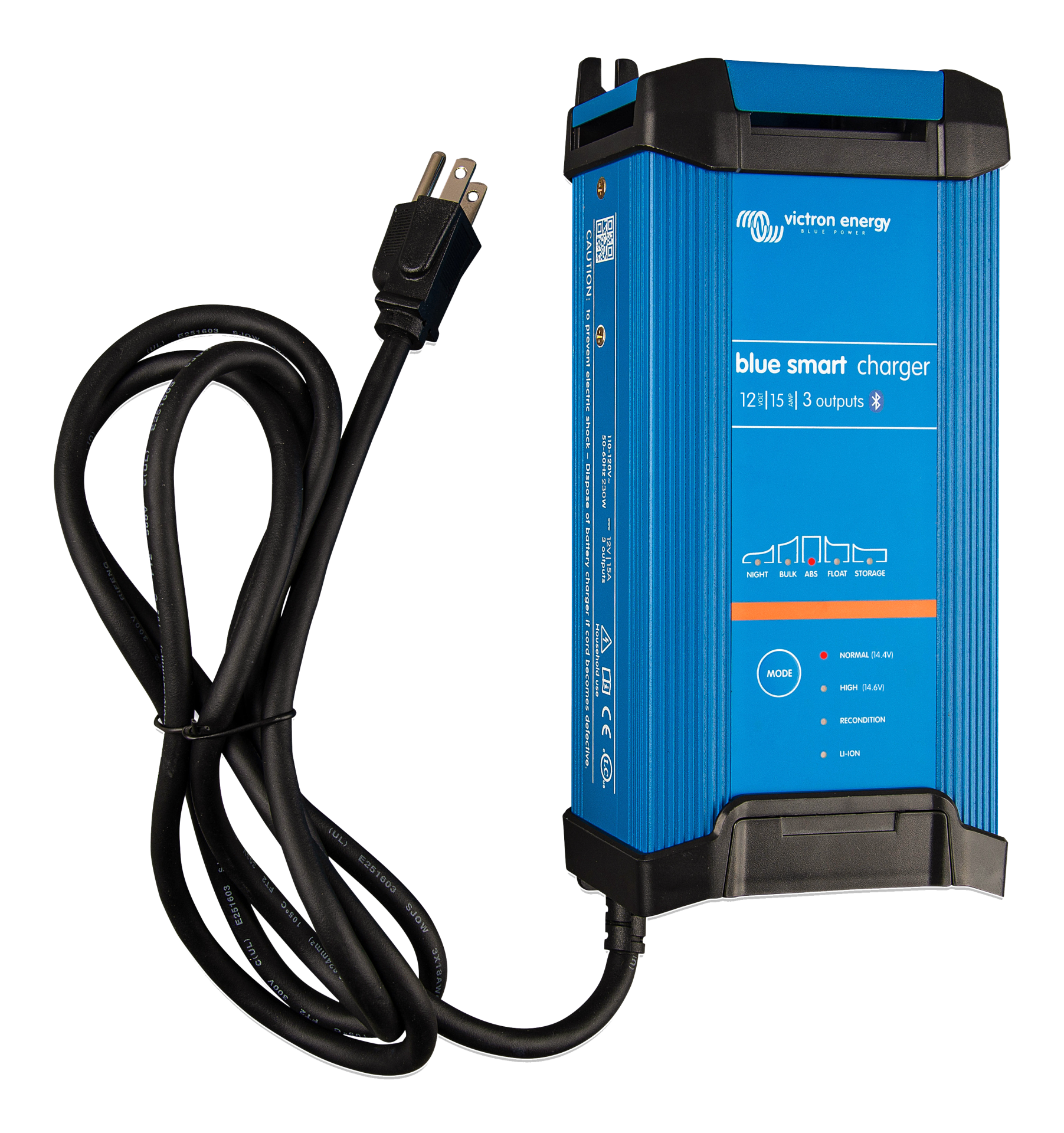 Victron Akü Şarj Cihazı Blue Smart IP22 12V 15A Battery Charger (3 çıkış) (BPC121544002)