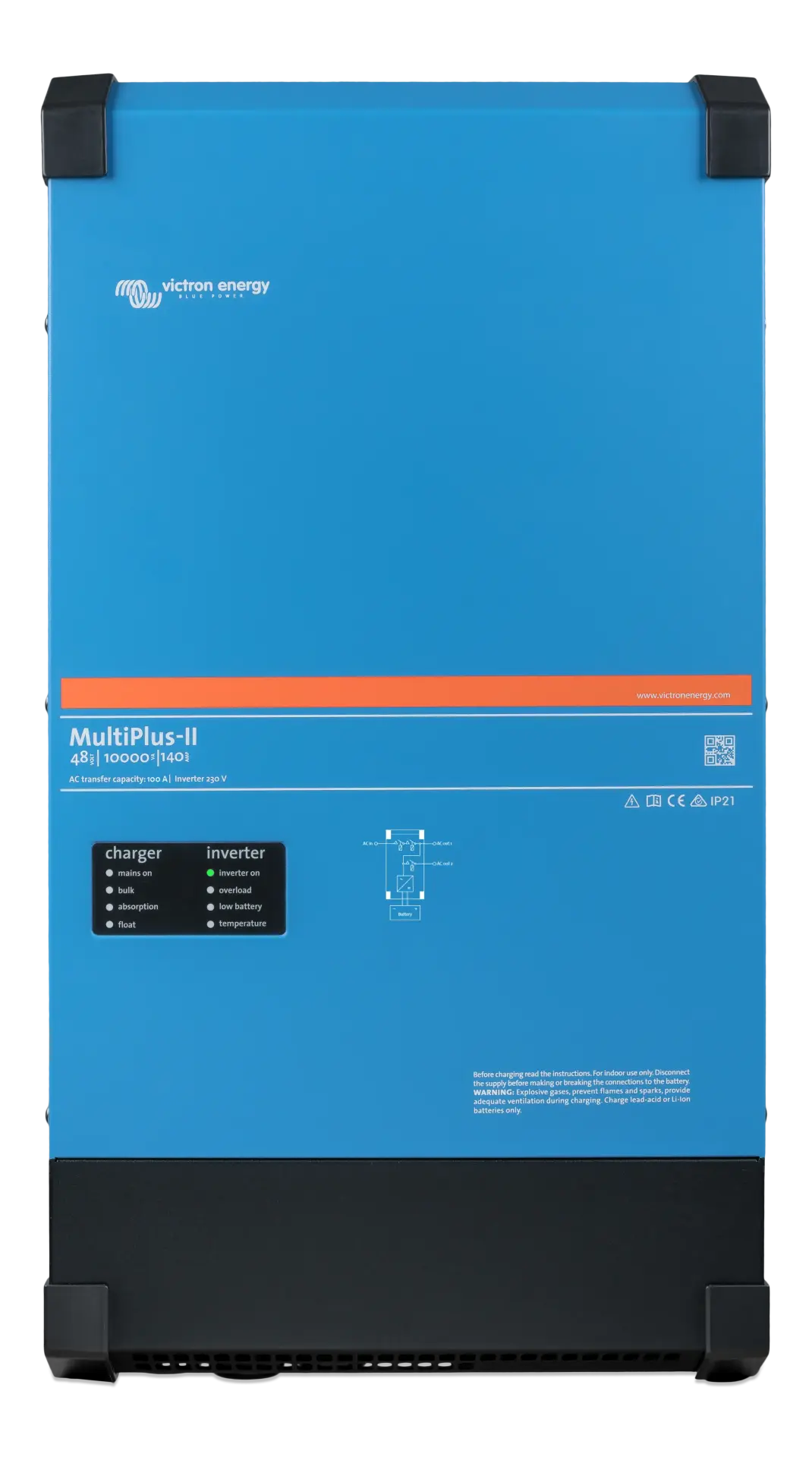 Victron İnvertör/Şarj Cihazı MultiPlus-II 48/10000/140-100 Inverter/Charger (PMP483105000)