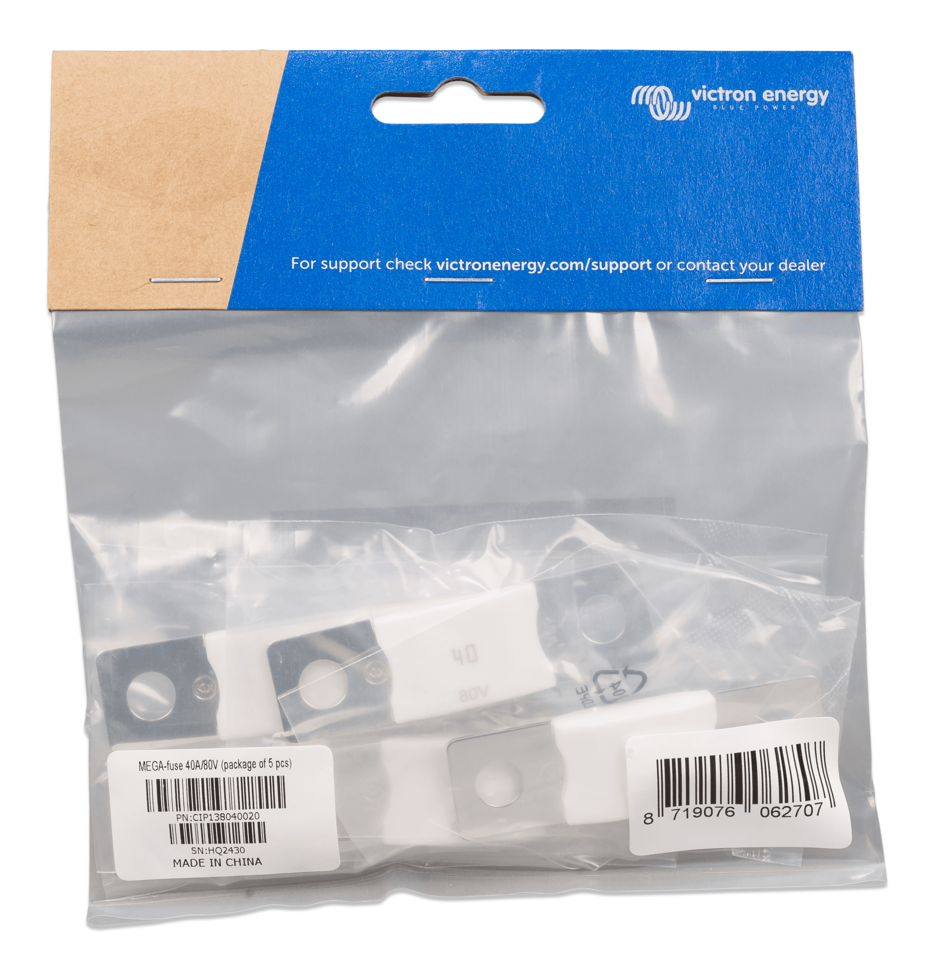 Victron Mega Fuse 150A/32V DC Sigorta Beşli Paket (CIP136150010)