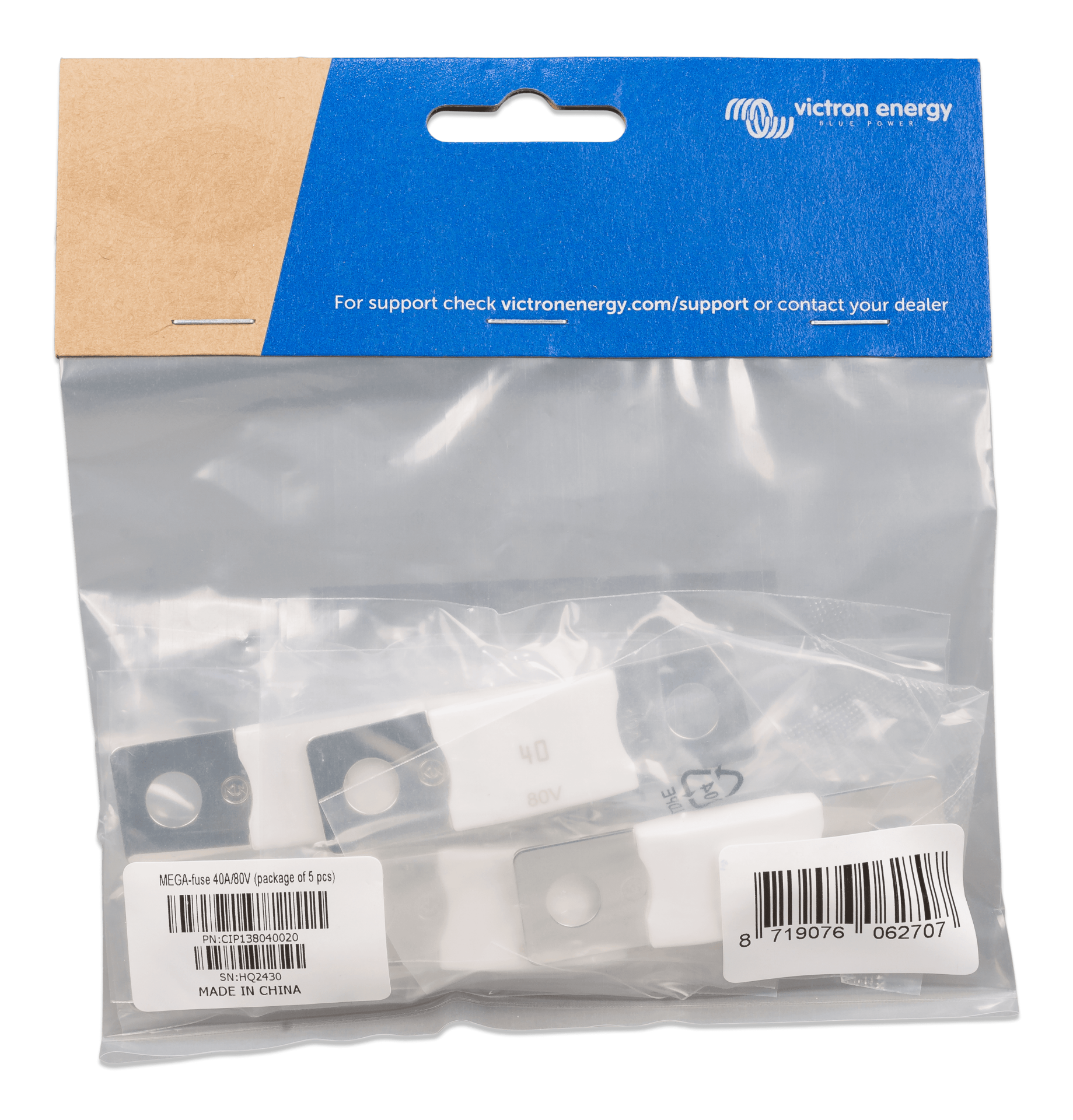 Victron Sigorta 200A/80V MEGA-fuse (PAKET/5 ADET) (CIP138200020)